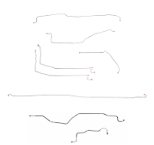 Replacement Line for 99-02 Chevy Silverado 1500 Reg Cab/ 2WD long bed stainless steel