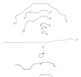 Brake Line Kit for 2013 95-97 Dodge Ram 3500 ABS 2WD long bed steel