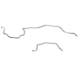 98-01 Dodge Dodge Ram 3500 Brake Line Kit 4WD Ext Cab/Long Bed RWABS Dually