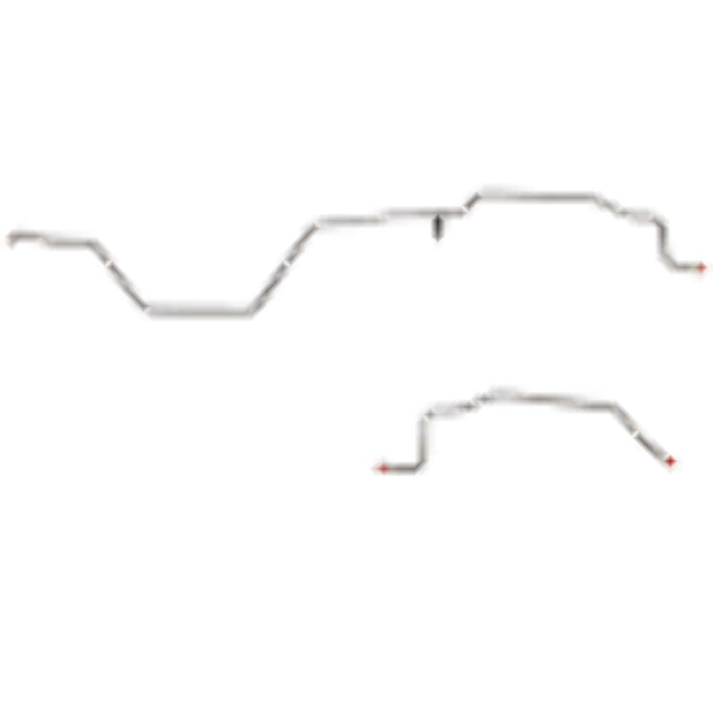 t 95-97 Dodge Ram 2500 Brake Line Kit 4WD Reg Cab/Long Bed AWABS Manual Trans Fine Lines