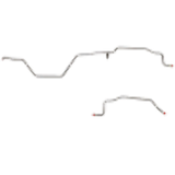 t 95-97 Dodge Ram 2500 Brake Line Kit 4WD Reg Cab/Long Bed AWABS Manual Trans Fine Lines