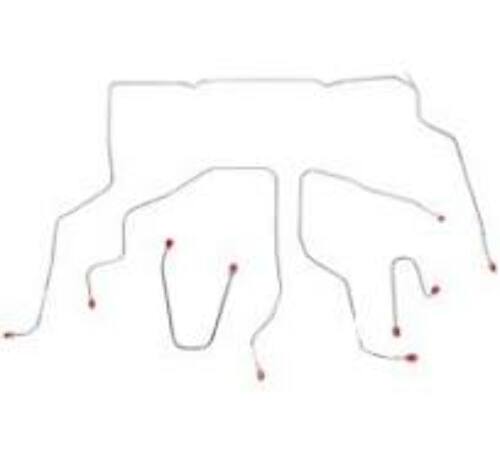 Complete Brake Line Kit for 1995-1998 GM K1500 short bed steel