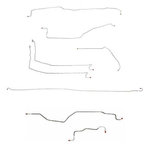 Complete Brake Line Kit 4WD