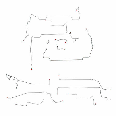 Brake Line for 1999-1904 Ford Mustang GT 4.6L V8 Complete