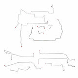 Brake Line for 1999-1904 Ford Mustang GT 4.6L V8 Complete