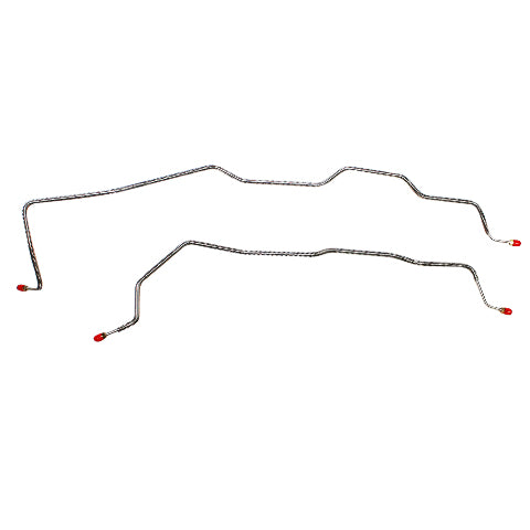 1981-86 Chevrolet K30 Complete Brake Line Kit No ABS Crew Cab Long Bed CBK0136OM