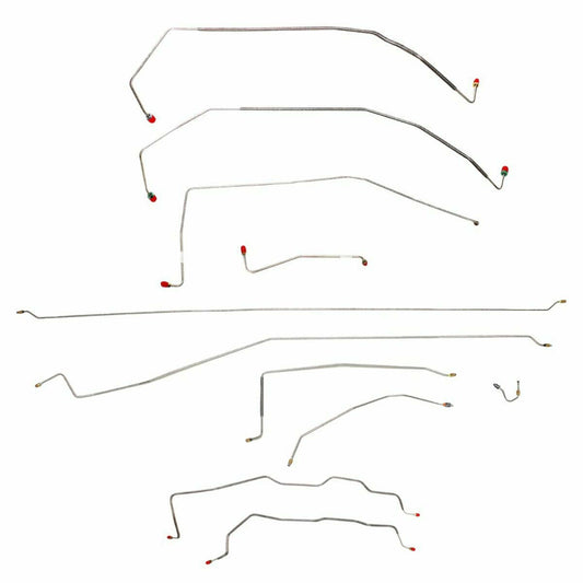 1987-91 Chevrolet R3500 Complete Brake Line Set 2wd Crew Cab Long Bed -CBK0152OM