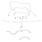 Dodge Complete Brake Line Kit; Fine Lines-CBK0163OM