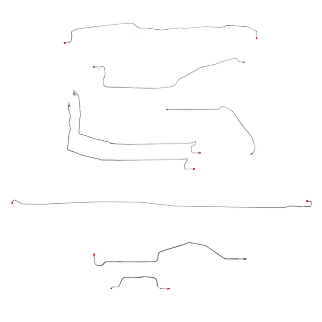 Brake Line Set for 1999-1907 GMC Sierra 1500HD 2/ Crew Cab 78 Bed Stainless 4WD stainless steel
