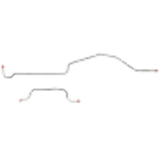 Replacement Line for 1999-1907 GMC Sierra 1500HD 2/ Crew Cab 78 Bed Stainless 4WD stainless steel