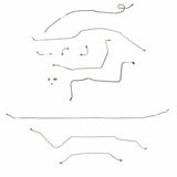 67-70 Chevrolet C10 Brake Line Kit 2WD Long Bed  Stainless Steel