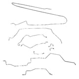 1995-1997 Dodge Ram 1500 Complete Brake Line Kit RWD Rear ABS Reg Cab Long Bed CBK0177SS