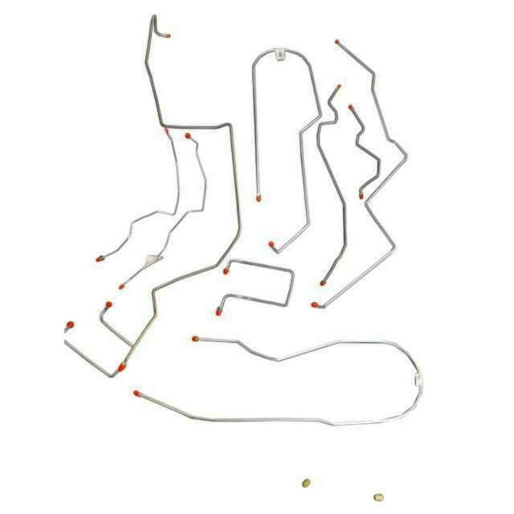 Brake Line Kit for 98-00 Chevy S10 4WD short bed