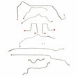 Brake Line Kit for 2013 98-00 Chevy S10 ABS 4WD disc brakes stainless steel