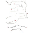 Complete Brake Line Kit for 1998-2002 Chevy Camaro ABS stainless steel