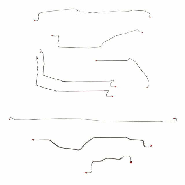 Brake Line Kit for 2002 - 99-02 Silverado/Sierra 1500, , Ext, 78 Bed 4WD steel