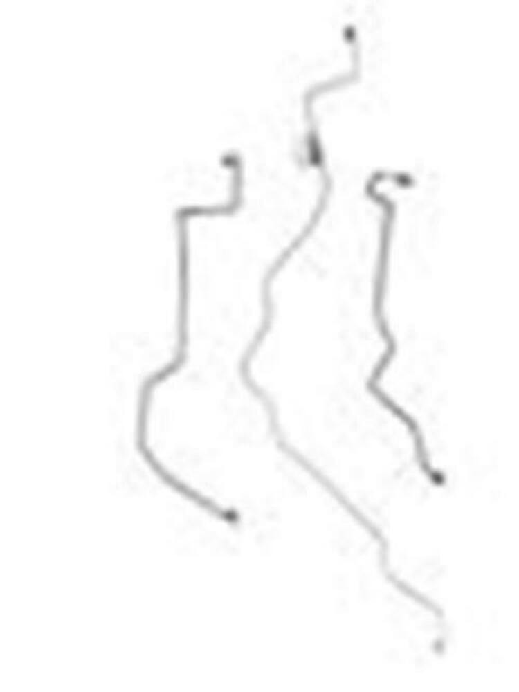 Complete Brake Line Kit for 90-96 FORD F-150 long bed stainless steel
