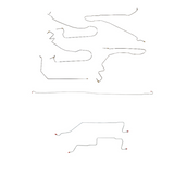 Complete Brake Line Kit for 2005-2007 Chevy Silverado 1500 2WD stainless steel