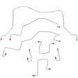 Complete Brake Line Kit for 1998-2001 Dodge Ram 1500 ABS 4WD long bed stainless steel
