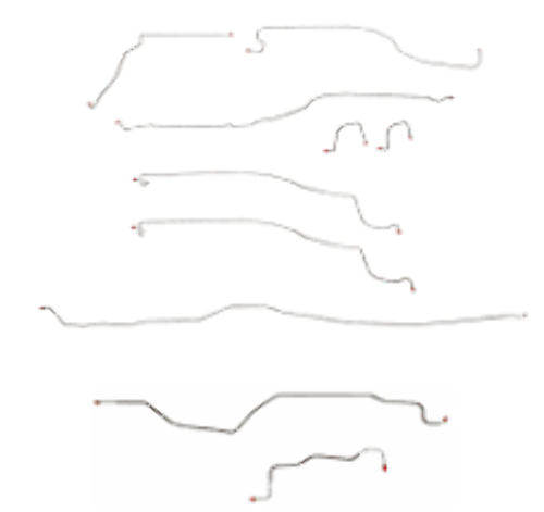 2003 - 2004 Chevrolet Silverado Brake Line Kit - CBK0200OM