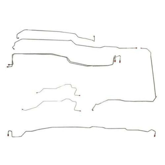 1999-02 GMC Sierra 1500 Brake Line Kit 2WD Ext Cab 78 Bed Steel - CBK0201OM