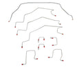 Complete Brake Line Kit for 1998-2001 Dodge Ram 1500 ABS 4WD short bed stainless steel