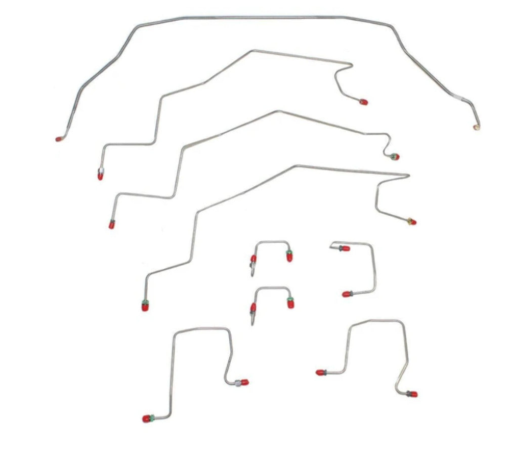 Complete Brake Line Kit for 1998-2001 Dodge Ram 1500 ABS 4WD short bed stainless steel