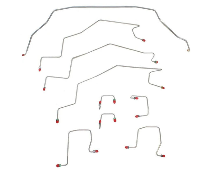 Complete Brake Line Kit for 1998-2001 Dodge Ram 1500 ABS 4WD short bed stainless steel