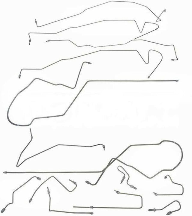 Brake Line for 2000-2006 Ford Taurus Complete ABS drum brakes stainless steel