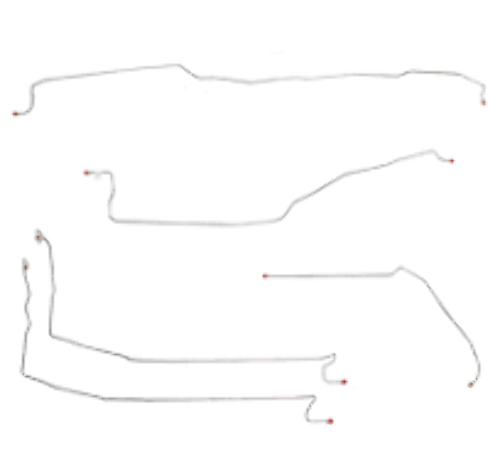 1999 - 2002 Chevrolet Silverado 1500 Complete Brake Line Kit - CBK0210OM