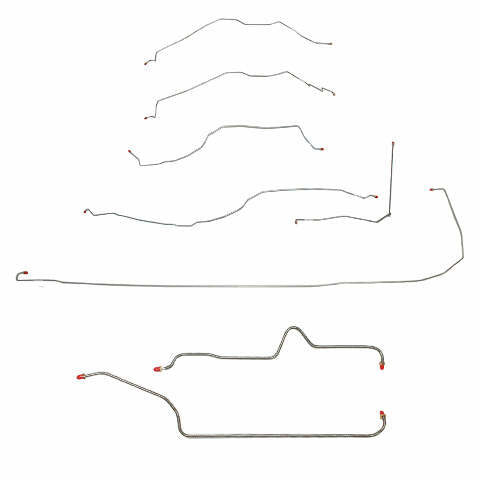2000 - 2002 Chevrolet Tahoe Brake Line Kit - CBK0217SS