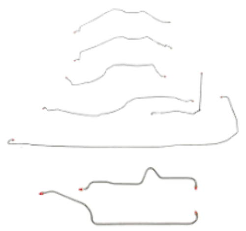 Brake Line Kit for 2000-2002 Chevorlet Escalade-EXT