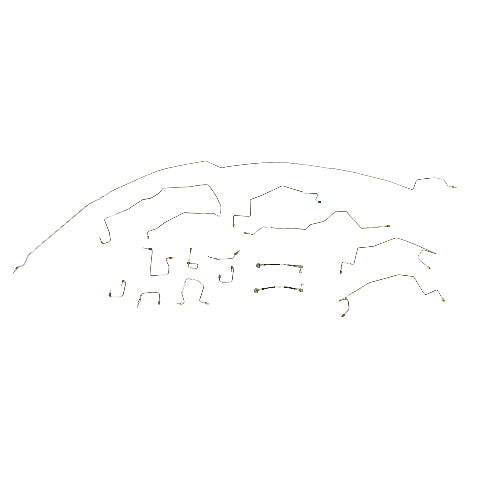 2001-02 Dodge Ram 2500 Brake Line Set 4WD AWABS Quad Cab Short Bed - CBK0225OM