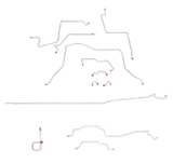 Brake Line Kit for 1995-1997 Dodge Ram