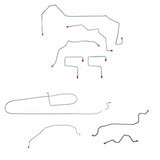 Complete Brake Line Kit for 2000-2005 Chevy Blazer , 4 Door, No ZR2 ABS 4WD disc brakes stainless steel