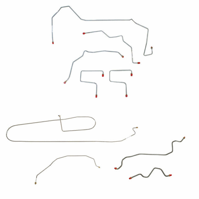 Complete Brake Line Kit for 2000-2005 Chevy Blazer , 4 Door, No ZR2 ABS 4WD disc brakes stainless steel