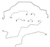 Brake Line Kit for 95-97 Ram 1500, 2 WD, All , Reg Cab ABS short bed stainless steel