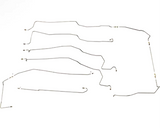 94-95 Ram 1500, 4WD, RWABS, Drum; Complete Brake Line Kit; S/S; CBK0236SS