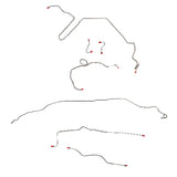 Fits 82-83 Camaro; 2.5L/4 cyl or 2.8L/6 cyl, Drum; Complete Brake Line-CBK0244OM