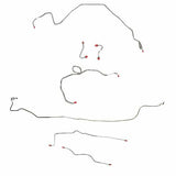 1982-1983 Chevrolet Camaro Complete Brake Line Kit Rear Drum 5.0L Stainless CBK0245SS