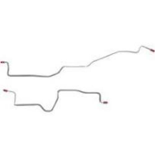 Fits 84-85 Camaro 2.5L non-Borg Warner HD Axle Complete Brake Line Kit-CBK0246SS
