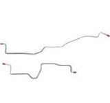 Fits 84-85 Camaro 2.5L non-Borg Warner HD Axle Complete Brake Line Kit-CBK0246SS