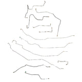 Fits 95-97 Camaro, Traction Control; Complete Brake Line Kit; Steel-CBK0252OM