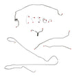 Complete Brake Line Kit for 70 Camaro, Power Disc, non-Armored Prop;