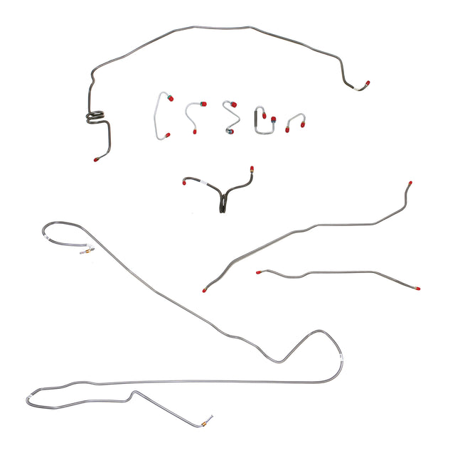 Complete Brake Line Kit for 70 Camaro, Power Disc, non-Armored Prop;