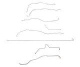 Fits 01-07 GM 2500HD 6.0 V8, Ext Cab/Long Bed; Complete Brake Line Kit-CBK0255SS