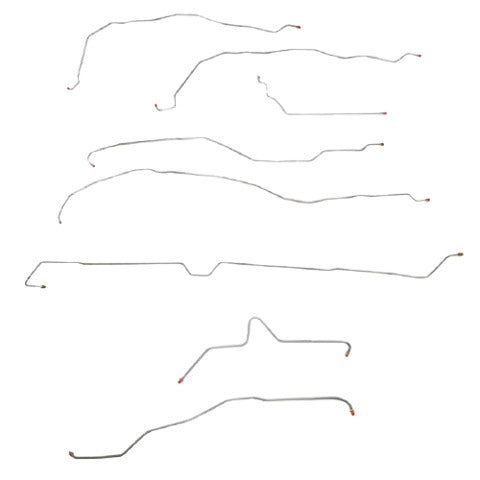 Complete Brake Line Kit for 2002-2006 stainless steel