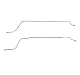 Fits 1964 Chevy Malibu Hardtop w/Manual Drum, Complete Brake Line Kit CBK0260SS
