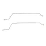 65 Chevy Malibu Hardtop w/Power Drum Brakes, Complete Brake Line CBK0267SS