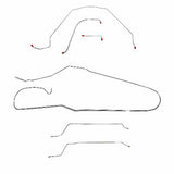 Brake Line for 1966 Chevy Malibu Convertible w/ Power Drum, Complete